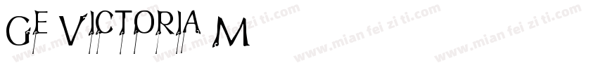 Ge Victoria M字体转换